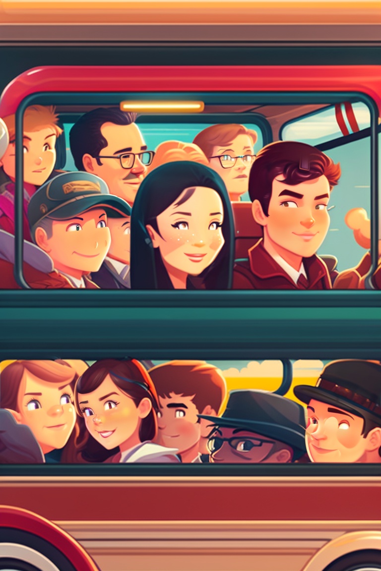 crowded bus